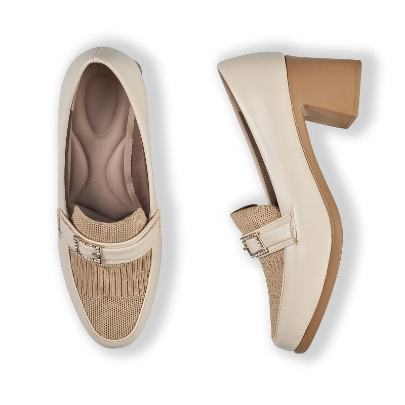 حذاء حريمي شيك جلد في تريكو 6716