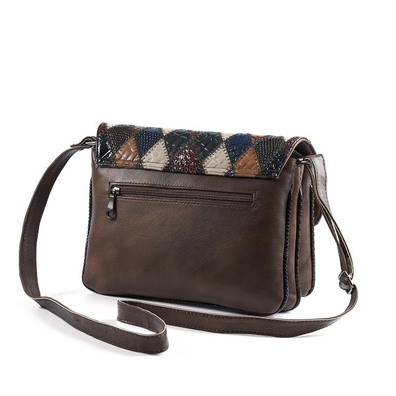 شنطة حريمى كروس جلد طبيعى R260