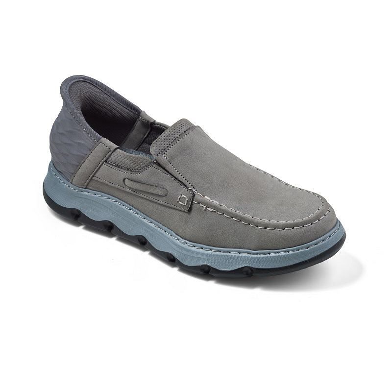 حذاء رجالي جلد مشحم مستورد مزود بتقنية  Slip-In كود 2400