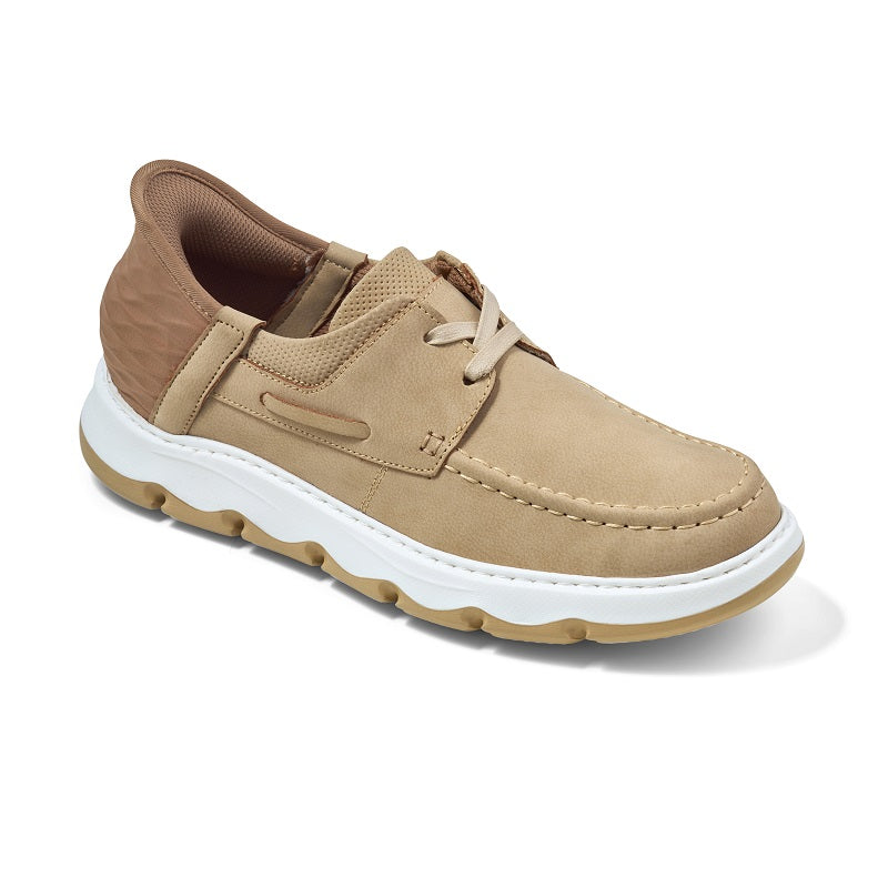 حذاء رجالي جلد مشحم مستورد مزود بتقنية  Slip-In كود 2401